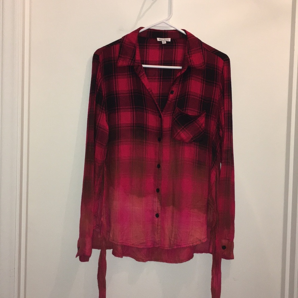 DIZZY LIZZY | CUSTOM FADED FLANNEL SHIRT